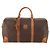 Céline Borsa Boston in tela Macadam CELINE in pelle PVC marrone oro Auth 174501 D'oro - vista 13