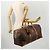 Céline Borsa Boston in tela Macadam CELINE in pelle PVC marrone oro Auth 174501 D'oro - vista 25