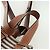 LOEWE Hammock Piccola Borsa a Mano Tela Pelle 2in1 Marrone Argento Auth BAZ780V - vista 14