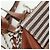 LOEWE Hammock Piccola Borsa a Mano Tela Pelle 2in1 Marrone Argento Auth BAZ780V - vista 16