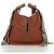 LOEWE Hammock Piccola Borsa a Mano Tela Pelle 2in1 Marrone Argento Auth BAZ780V - vista 3