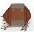 LOEWE Hammock Piccola Borsa a Mano Tela Pelle 2in1 Marrone Argento Auth BAZ780V - vista 5