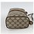 Borsa Sherry Line GG Supreme Web di GUCCI in PVC beige e oro 378 02 017 Auth BAZ162 D'oro - vista 4