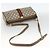 Borsa Sherry Line GG Supreme Web di GUCCI in PVC beige e oro 378 02 017 Auth BAZ162 D'oro - vista 7