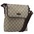 Gucci Borsa a Spalla GG Supreme PVC Oro Beige 223666 Auth mr2283 D'oro