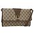 Gucci Borsa a Spalla GG Supreme PVC Beige Oro Auth ka3509 D'oro