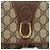 Gucci Borsa a Spalla GG Supreme PVC Beige Oro Auth ka3509 D'oro - vista 17