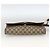 Gucci Borsa a Spalla GG Supreme PVC Beige Oro Auth ka3509 D'oro - vista 5