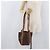 Céline Borsa a Spalla in Tela Macadam CELINE in Pelle PVC Marrone Oro Auth ka3561 D'oro - vista 20