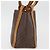 Céline Borsa a Spalla in Tela Macadam CELINE in Pelle PVC Marrone Oro Auth ka3561 D'oro - vista 3