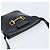 Céline Borsa a Spalla Horsebit in Pelle Nera e Oro Auth YKZ776A Nero D'oro - vista 6