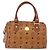 Borsa MCM Vicetos Logogram in pelle PVC 2 in 1 marrone oro Auth 174594 D'oro - vista 13