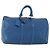 LOUIS VUITTON Epi Keepall 45 Borsa Boston Blu M42975 LV Auth ARZ760