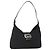 Borsa a spalla FENDI Mamma Baguette in nylon nero e argento Auth BAZ148