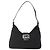 Borsa a spalla FENDI Mamma Baguette in nylon nero e argento Auth BAZ148 - vista 13