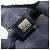 Borsa a spalla FENDI Mamma Baguette in nylon nero e argento Auth BAZ148 - vista 17