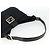 Borsa a spalla FENDI Mamma Baguette in nylon nero e argento Auth BAZ148 - vista 7