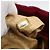 CHANEL Borsa a Mano Choco Bar Cotone Bordeaux Oro CC Auth BAZ870 D'oro Bordò - vista 12