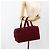 CHANEL Borsa a Mano Choco Bar Cotone Bordeaux Oro CC Auth BAZ870 D'oro Bordò - vista 24