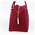 CHANEL Borsa a Mano Choco Bar Cotone Bordeaux Oro CC Auth BAZ870 D'oro Bordò - vista 3