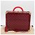LOUIS VUITTON Monograma Transparente Cotoville 40 Trunk Vidro M13182 Auth 167157SM Vermelho - vista 12