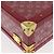 LOUIS VUITTON Monograma Transparente Cotoville 40 Trunk Vidro M13182 Auth 167157SM Vermelho - vista 17