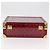 LOUIS VUITTON Monograma Transparente Cotoville 40 Trunk Vidro M13182 Auth 167157SM Vermelho - vista 5