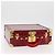 LOUIS VUITTON Monograma Transparente Cotoville 40 Trunk Vidro M13182 Auth 167157SM Vermelho - vista 6