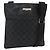 Borsa a Spalla GG Canvas Gucci Nera Argento 019 0348 Auth ka3532 Nero