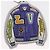 LOUIS VUITTON Portachiavi LV Varsity Jacket Charm Viola MP3385 LV Auth BAZ739SAM Porpora - vista 3