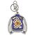 LOUIS VUITTON Portachiavi LV Varsity Jacket Charm Viola MP3385 LV Auth BAZ739SAM Porpora - vista 5