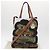 LOEWE - Borsa 2way My Neighbor Totoro Studio Ghibli Marrone Argento Auth 167153SM - vista 12