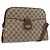 Gucci Borsa a Spalla GG Supreme PVC Beige Oro Auth SW2211 D'oro