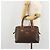 Céline Borsa Boston in tela Macadam CELINE in pelle PVC marrone oro Auth BA11759 D'oro - vista 24