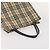 Bolsa de mão Burberrys Hermes Nova Check em lona nylon 4 peças Bege Cinza Auth BAZ311 Marrom - vista 12