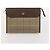 Bolsa de mão Burberrys Hermes Nova Check em lona nylon 4 peças Bege Cinza Auth BAZ311 Marrom - vista 21