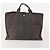 Bolsa de mão Burberrys Hermes Nova Check em lona nylon 4 peças Bege Cinza Auth BAZ311 Marrom - vista 3