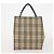 Bolsa de mão Burberrys Hermes Nova Check em lona nylon 4 peças Bege Cinza Auth BAZ311 Marrom - vista 9