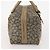 Saint Laurent Borsa Boston in PVC pelle beige grigia Auth 173616 Marrone - vista 4