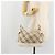 Burberry Borsa a Spalla Nova Check in Tela e Pelle Beige Argento Auth ARZ872 - vista 23