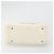 Burberry Borsa a Spalla Nova Check in Tela e Pelle Beige Argento Auth ARZ872 - vista 5