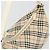 Burberry Borsa a Spalla Nova Check in Tela e Pelle Beige Argento Auth ARZ872 - vista 6