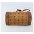 Borsa a Spalla MCM Vicetos Logogram in Pelle PVC Marrone Oro Auth SW2165 D'oro - vista 5