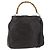 Borsa a Spalla in Pelle Gucci Bamboo 2way Marrone Oro 001 1577 Auth ep13897 D'oro