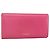 Portafoglio in pelle rosa SAINT LAURENT Auth BA11841A
