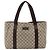 Gucci Bolsa Tote GG Supreme em PVC bege 141624 Auth bs34230 - vista 13