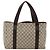 Gucci Bolsa Tote GG Supreme em PVC bege 141624 Auth bs34230 - vista 2