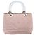 Borsa a mano Canage Christian Dior Nylon 2way Rosa Argento Auth YKZ135 - vista 2