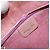 Borsa a mano Canage Christian Dior Nylon 2way Rosa Argento Auth YKZ135 - vista 21