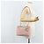 Borsa a mano Canage Christian Dior Nylon 2way Rosa Argento Auth YKZ135 - vista 26